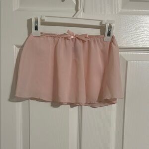 Elegant Pink Chiffon Skirt